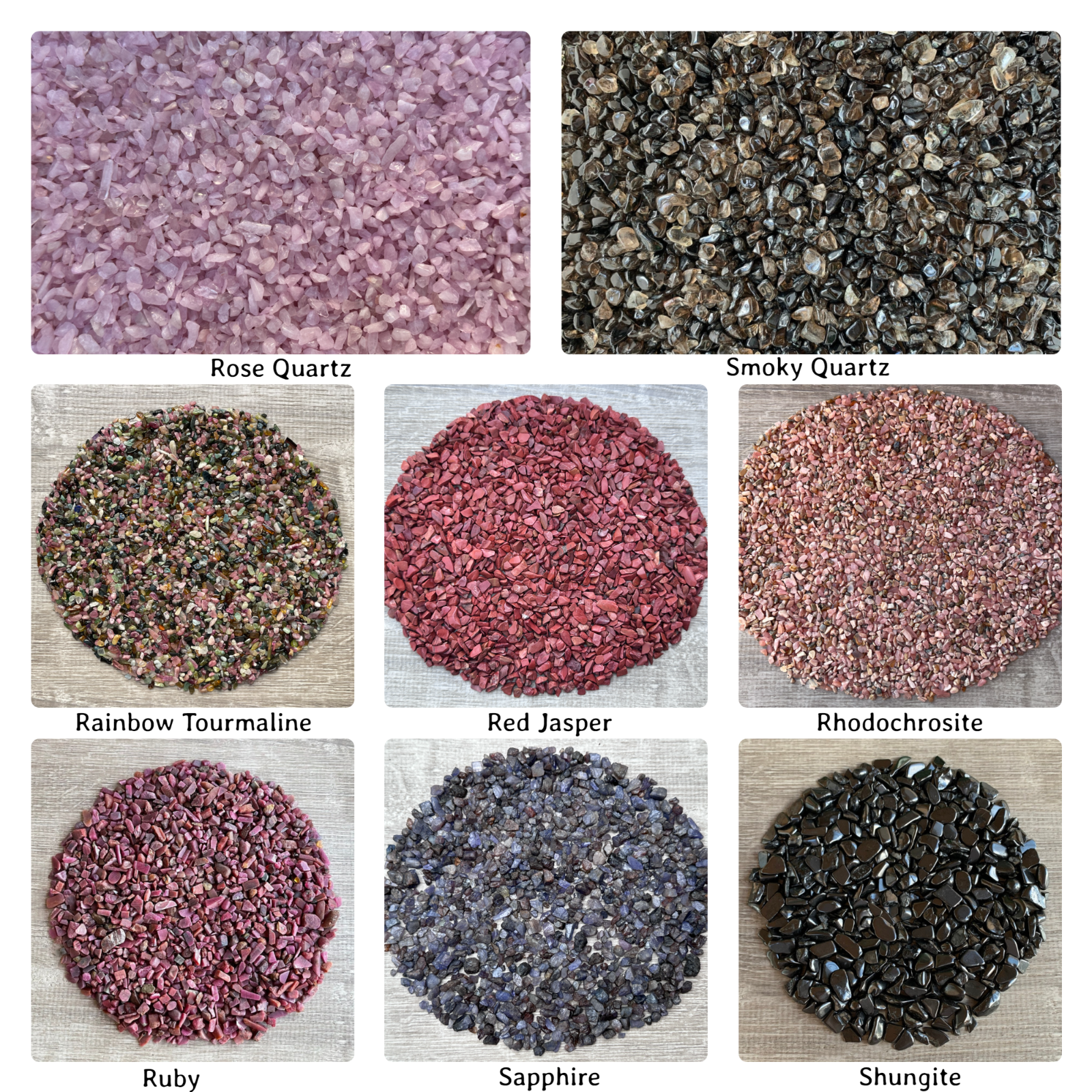 WHOLESALE 5 lbs Genuine Crystal Chips, Choose 90+ Types Natural Gemstone Chips