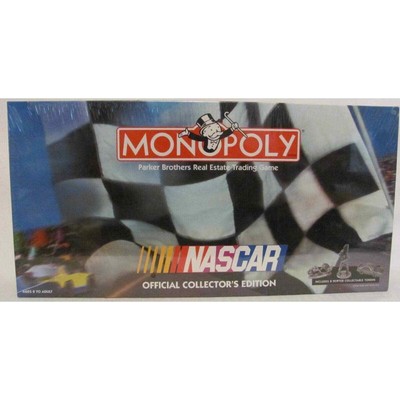 New! Monopoly Parker Brothers Real Estate Trading Game Nascar Car Racing Sealed