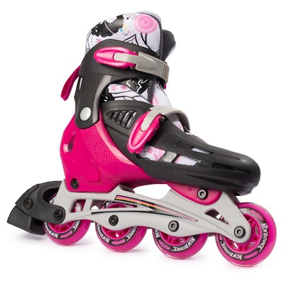 New Bounce Roller Skates, 4 Wheel Inline Roller blades, Adjustable 
