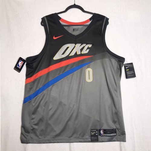 NIKE ウエストブルック #0サンダーNBAユニフォームSWINGMAN XL NIKE ウエストブルック #0サンダーNBAユニフォームSWINGMAN XL