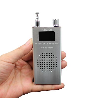 ATS100 150K-30MHZ 64M-108MHZ All band FM RDS AM LW SW MW SSB DSP Radio Receiver