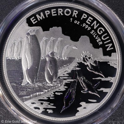 2023 $1 Australia 1oz Silver Emperor Penguin PCGS MS 69 | Uncirculated UNC BU