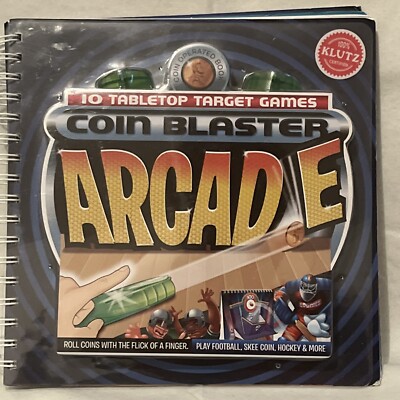 Klutz Coin Blaster Arcade 10 Tabletop Target Games As Is