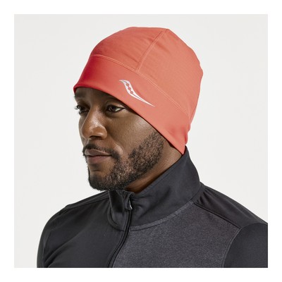 

Saucony Унисекс Bluster Wind Beanie ViZiRed Один размер Аксессуары
