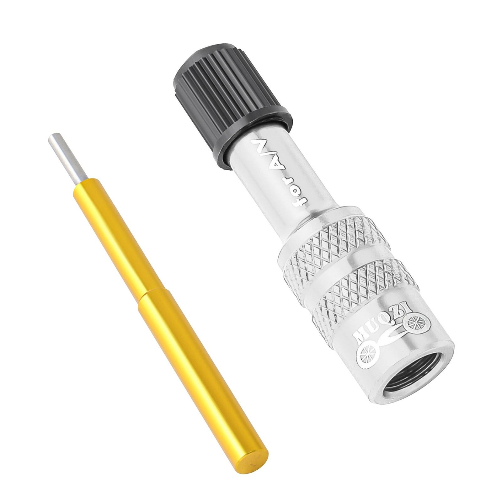 Bike Front Fork Schrader Valve Adapter MTB Road Bike Air Fork Inflatable