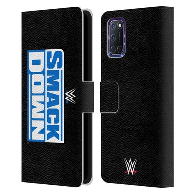 OFFICIAL WWE TV PROGRAM LOGO LEATHER BOOK WALLET CASE COVER FOR OPPO PHONES