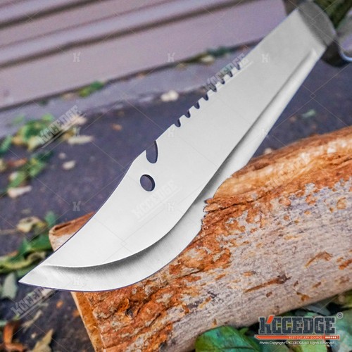 19.5" FULL TANG MACHETE FIXED BLADE EMERGENCY TACTICAL SURVIVAL CHOPPING SWORD