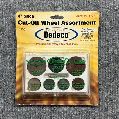 47Pcs Dedeco Cutting Wheel Set Drill for Dremel Rotary Tool Accessories USA