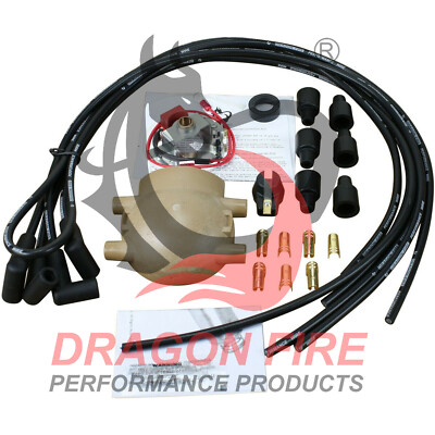Electronic Ignition Conversion With Wires Cap & Rotor For Ford Tractor 2N 8N 9N