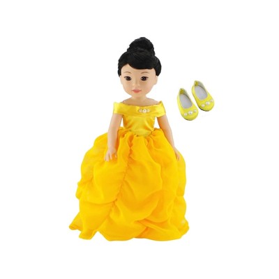 - 5 Pc 14" Doll Princess Costume Dress Ball G...