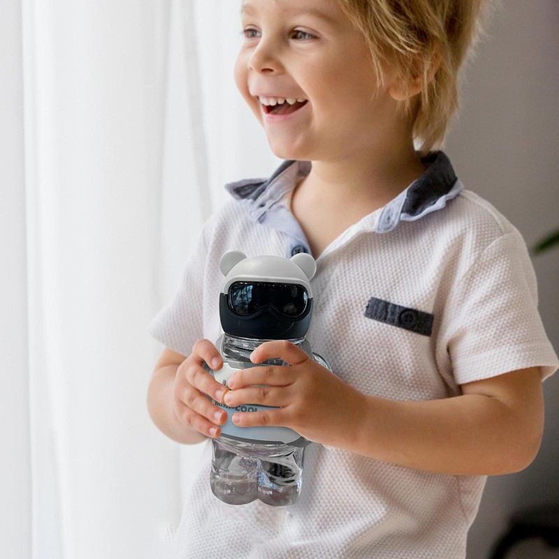 Water Bottle for Kids Cute Bear 800ml Kids Leak Proof Water Bottle for School