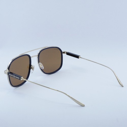 Pre-owned Gucci Gg1310s 003 Gold/blue/brown 56-20-145 Sunglasses