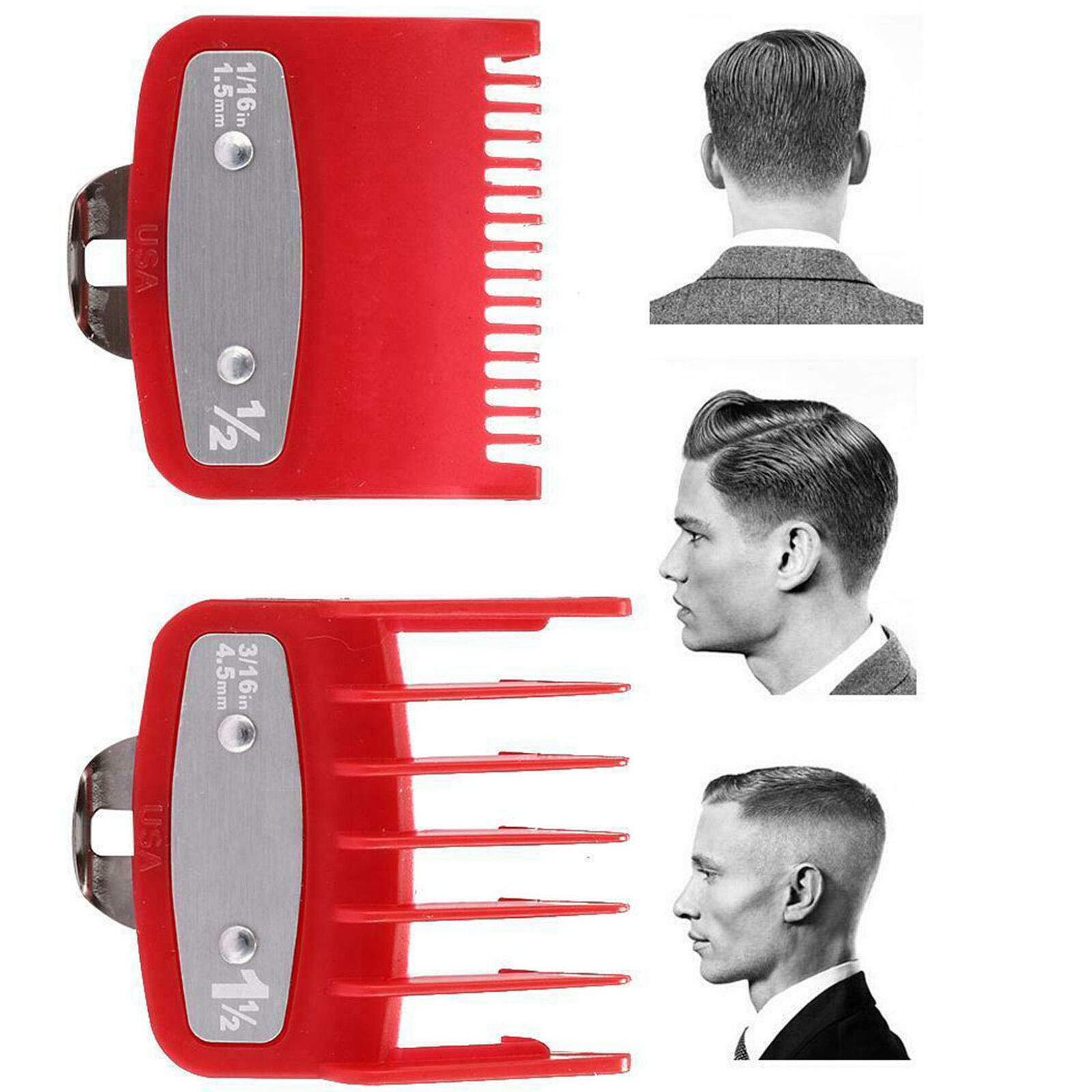 For Wahl Hair Clipper Guide Comb Set Standard Guards Attach 