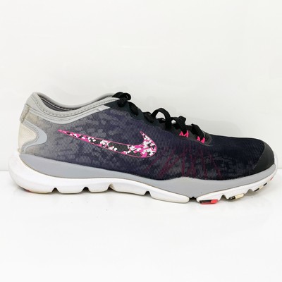 

Nike Womens Flex Supreme TR 4 819027-001 Черные кроссовки для бега, размер 7,5, Черный, Flex Supreme TR 4