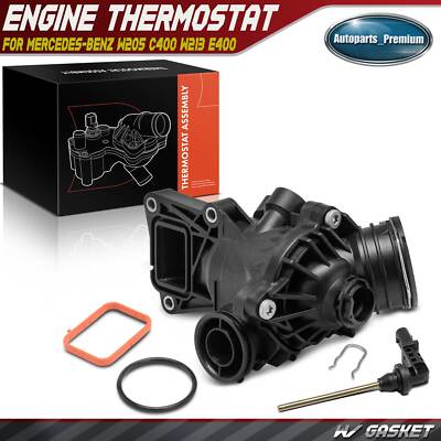 New Engine Coolant Thermostat Housing Assy for Mercedes-Benz W205 C400 W213 E400