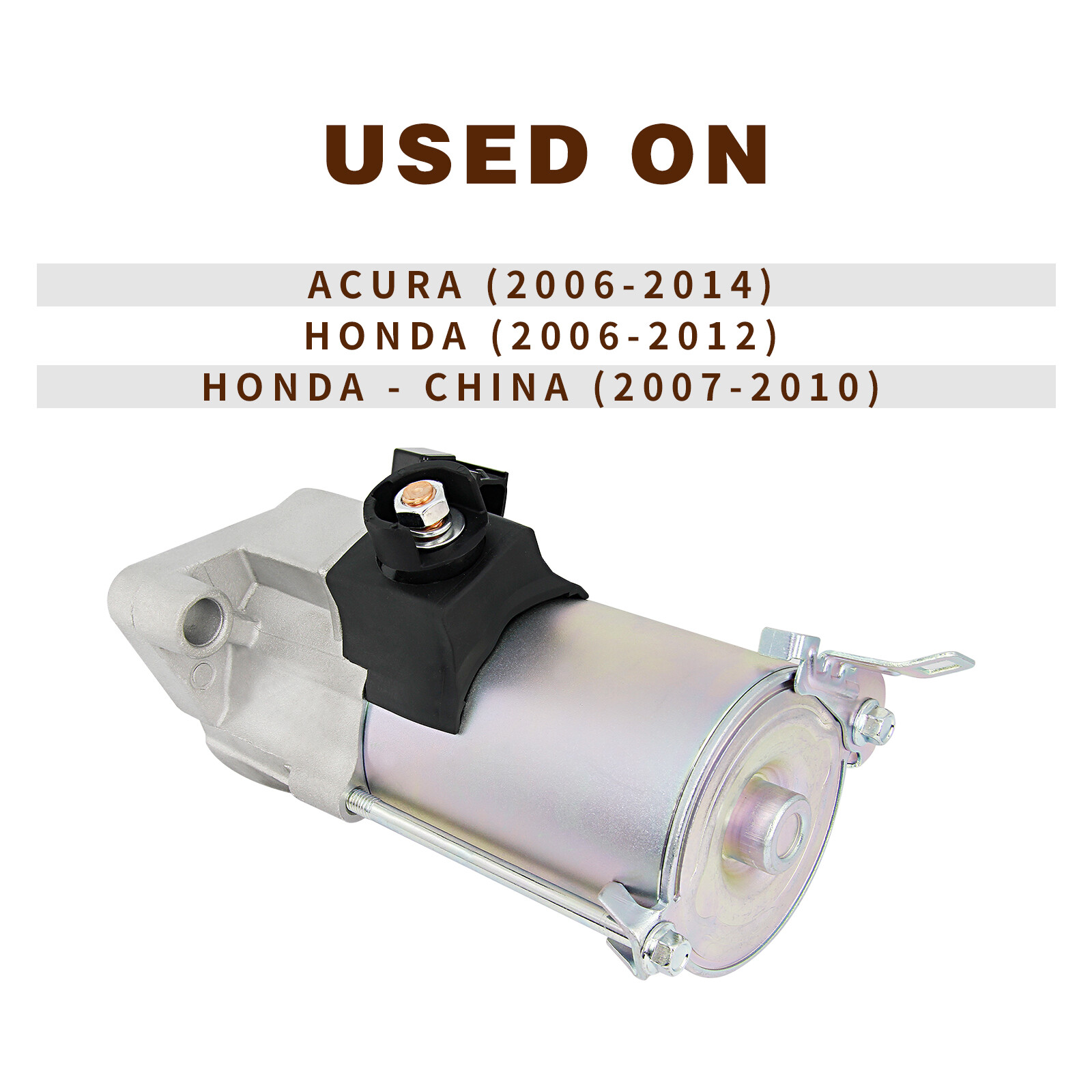 Starter for Honda Accord Civic Element CRV Acura TSX 2.0L 2.4L 2006-2012
