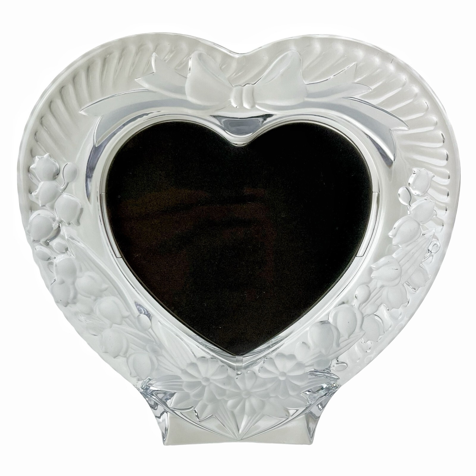 Studio Nova Crystal Picture Frame Amour Clear Frosted Glass