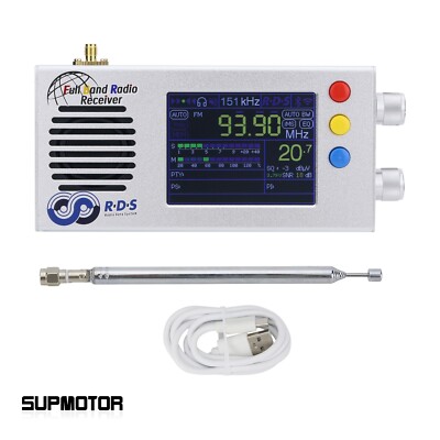 TEF6686 Pro Full Band Radio V1.21 Firmware with 3.2'' LCD for SW MW LW FM AM