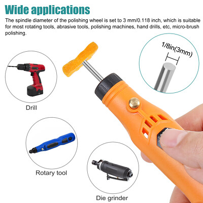 58PCS Mini Abrasive Polishing Wheel Buffing Grinding Rotary Tool Kit for Dremel