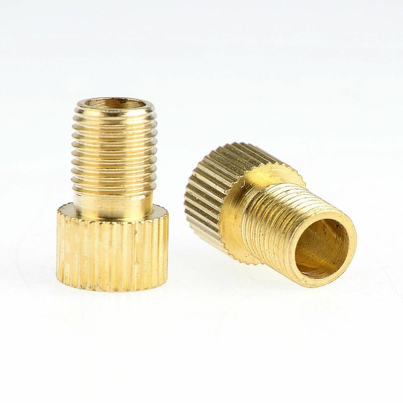 2Pcs Road Bike Bicycle Presta to Schrader Valve Converter Adapter Pump Tube Hot