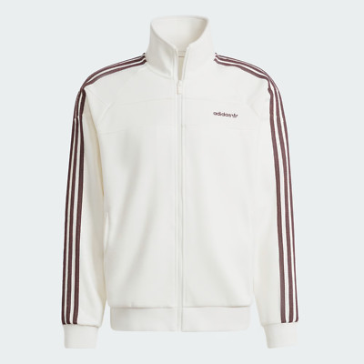 adidas Originals 80s Premium Embossed 3-Stripes Track Top White