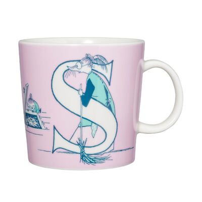 Arabia Moomin Mug 0.4L Alphabet Collection S Tableware Kitchenware Japan New