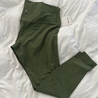 Lululemon Align HR Pant 28  NWT Size 16 GNTW Green Nulu