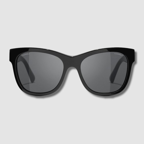 CHANELキャスケット　サンローラン cat-eye-sunglasses-black-