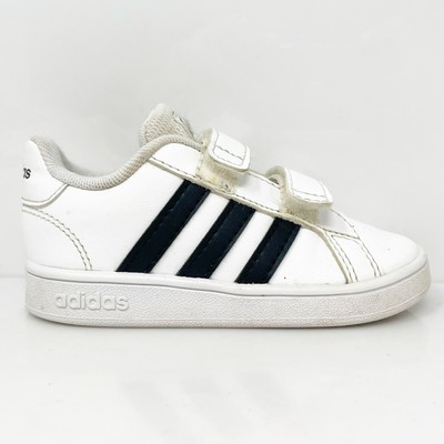 

Adidas Boys Grand Court EF0118 Белая повседневная обувь Кроссовки Размер 6, Белый, Grand Court