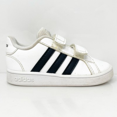 Adidas Boys Grand Court EF0118 Белая повседневная обувь Кроссовки Размер 6