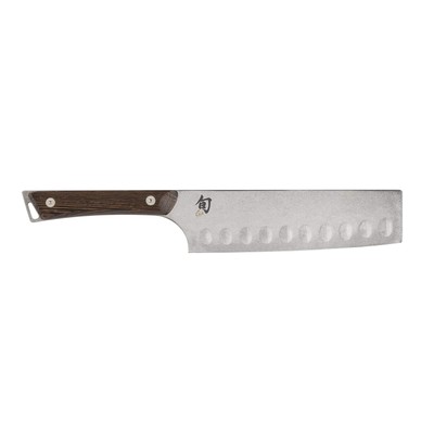 Shun Cutlery Kanso Hollow Ground Nakiri Knife 6.5'', Ideal Chopping Knife for ...