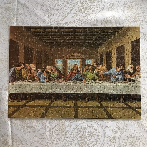 RARE Religious Jigsaw Puzzle The Last Supper 330 pc Jesus