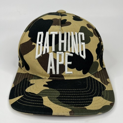 A BATHING APE エイプ CAMO MILITARY HAT A BATHING APE® Map Camo Military Hat | Bape official website