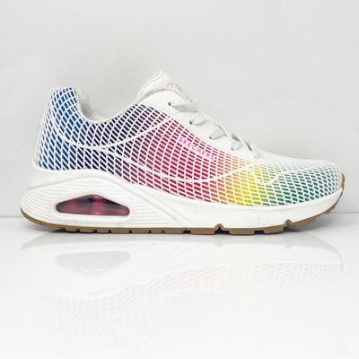 

Skechers Womens Uno Eye Catching 155131 Многоцветная повседневная обувь Кроссовки Размер 7.5, Multicolor, Uno Eye Catching