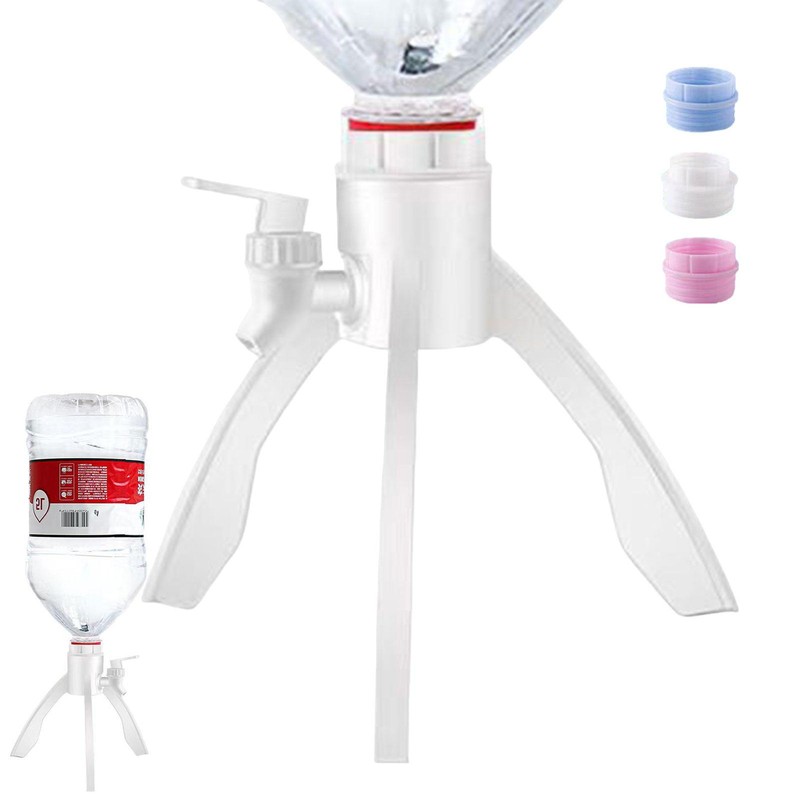 Portable Water Dispenser Upside Down Soda Bottle Dispenser with 3 Connectors