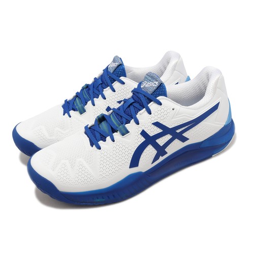 

Asics GEL-Resolution 8 NOVAK Белые Синие Мужские Теннисные Кроссовки Кроссовки 1041A345-960, Белый, Gel-resolution 8