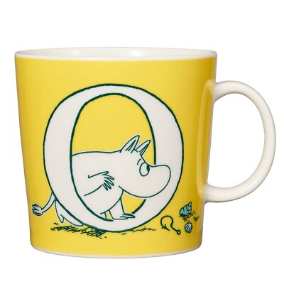 Arabia Moomin Mug 0.4L Alphabet Collection O Tableware Kitchenware Japan New