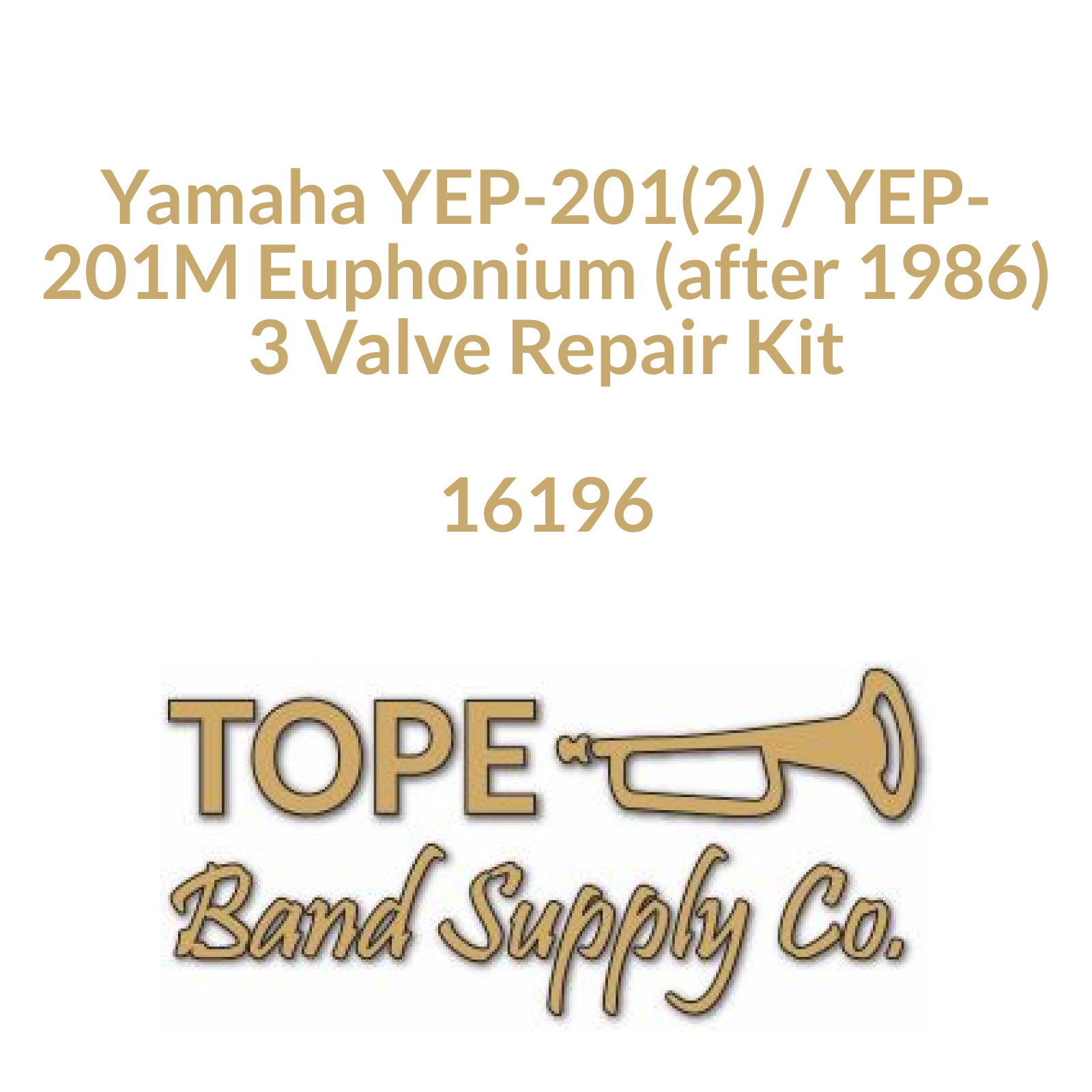 Yamaha Euphonium YEP-201(2) / YEP-201M, 3 Valve Repair Kit (after