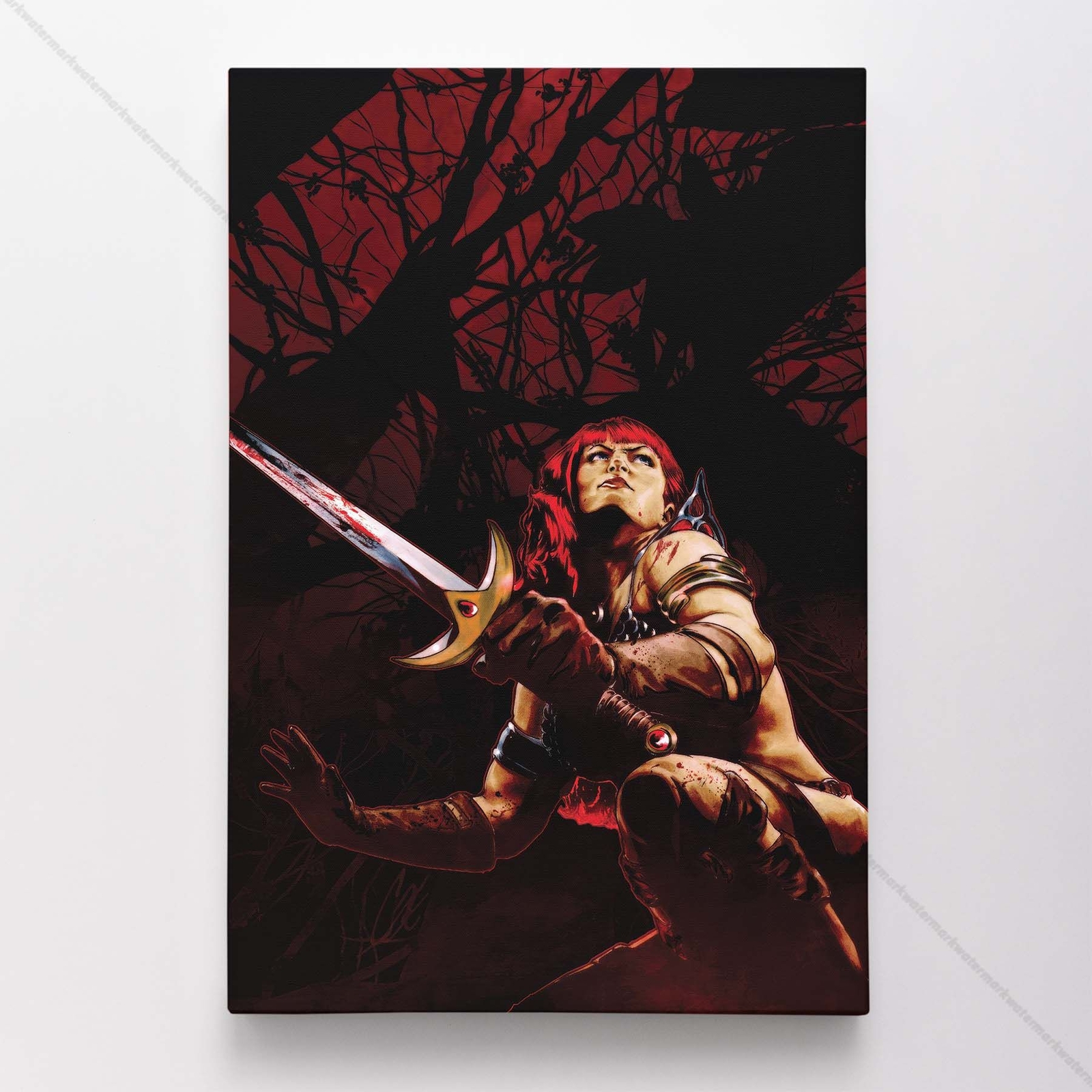 Red Sonja Poster Canvas Comic Book Art Print #1106