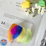 100pcs Tiny Pastel Colors Goose Feather 2-3Inch Assorted Fluffy Feathers for Crafts Dream Catcher Wedding Home Party Decorations Earrings Making