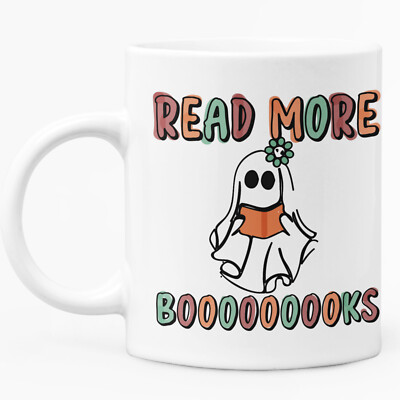 Read More Boooooooks - Halloween Ghost Mug