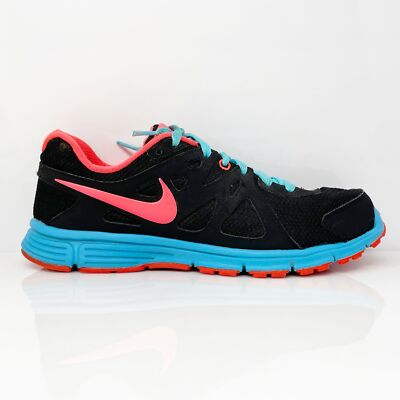 Кроссовки для бега Nike Womens Revolution 2 554900-009 черные, размер 9,5