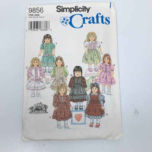 18” American Girl Gotz  S9856 Uncut Pattern Our Generation Vintage