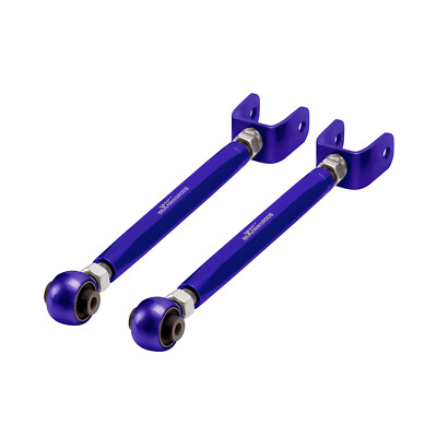 2x Rear Adjustable Lower Trailing Arms Aluminum For 2017-2023 Tesla Model 3 / Y
