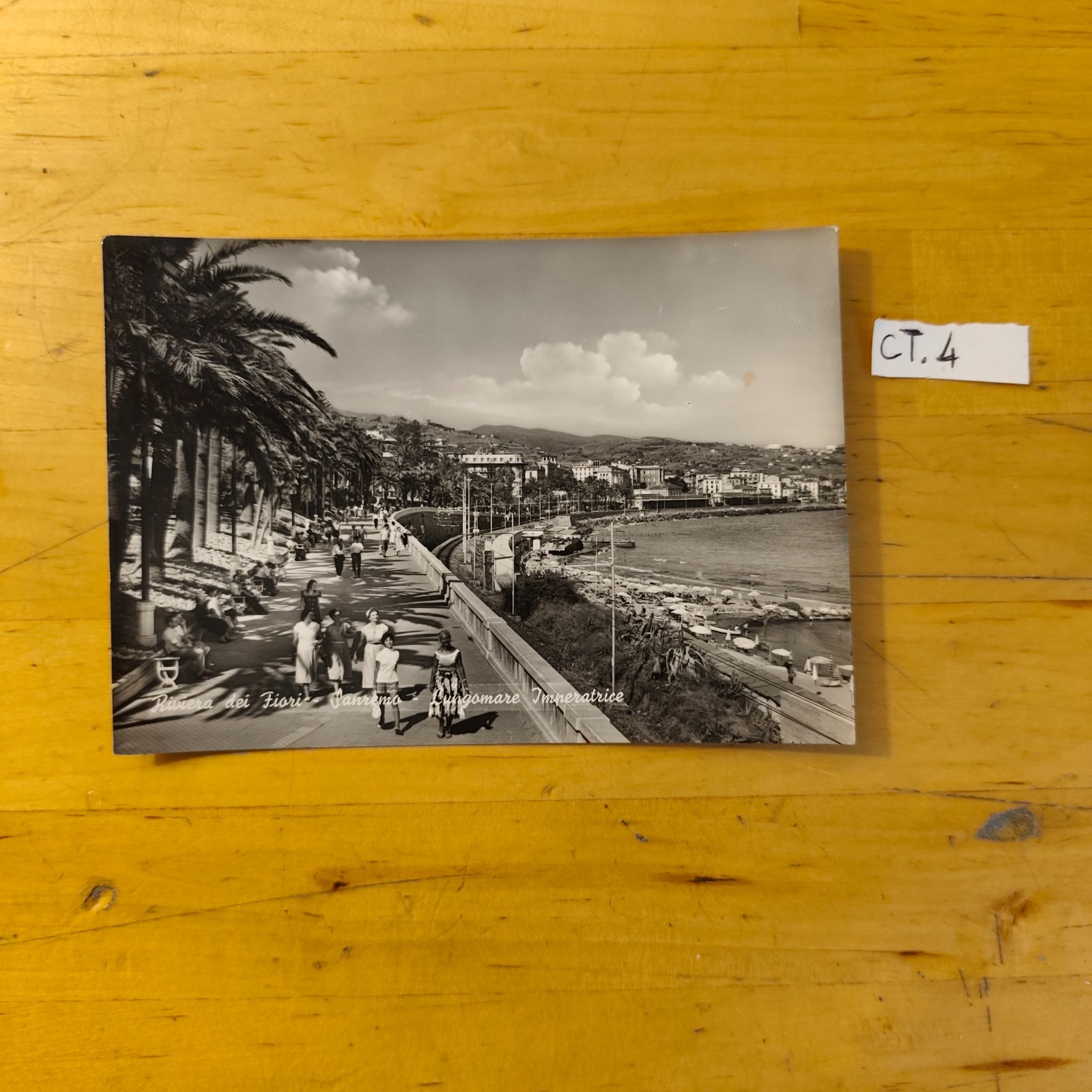 Cartolina RIVIERA DEI FIORI SANREMO - LUNGOMARE IMPERATRICE - VG '60