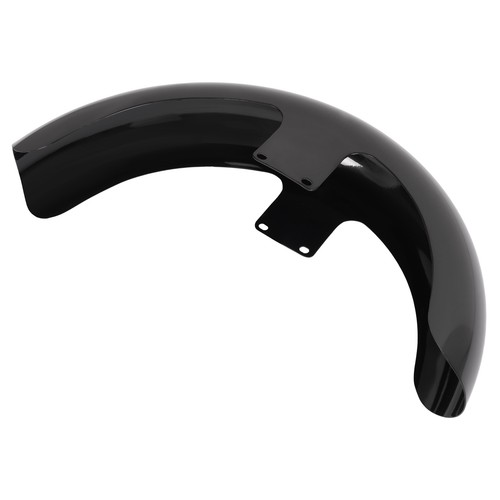 Steel 19" Wrap Front Fender Black For Harley Touring Street Road Glide