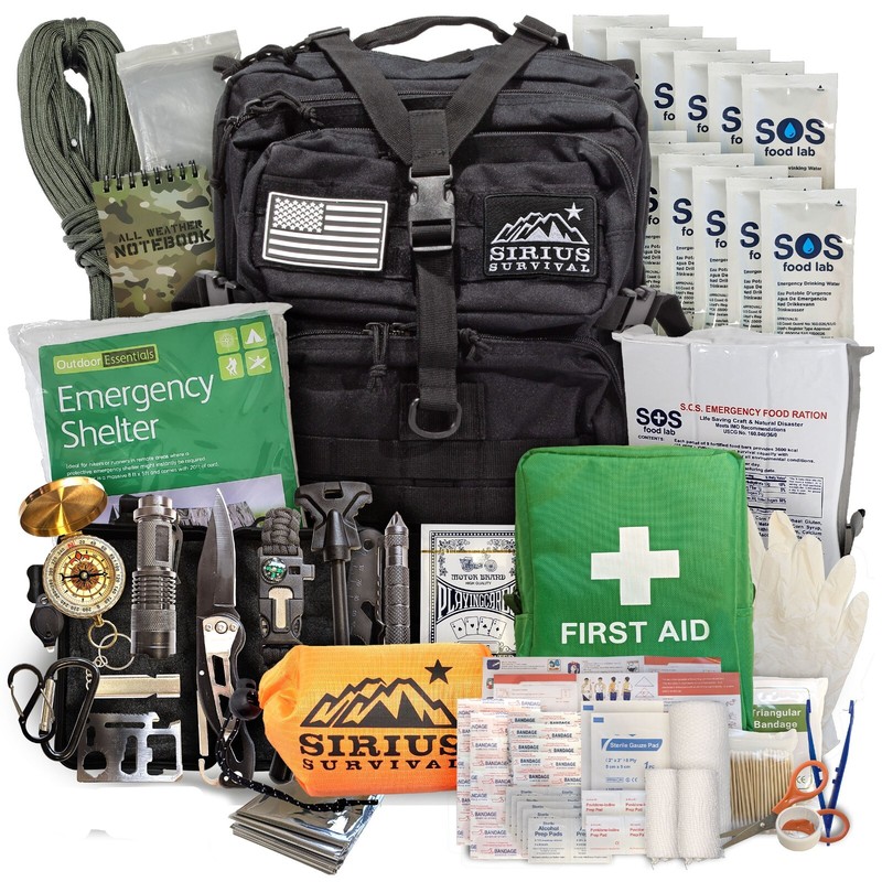 Bug Out Bag Starter Kit - 72 Hour Kit -
