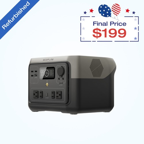 EcoFlow RIVER 2 Max Power Station 512Wh LFP Generator EcoFlow RIVER 2 Max Power Station 512Wh LFP Generator