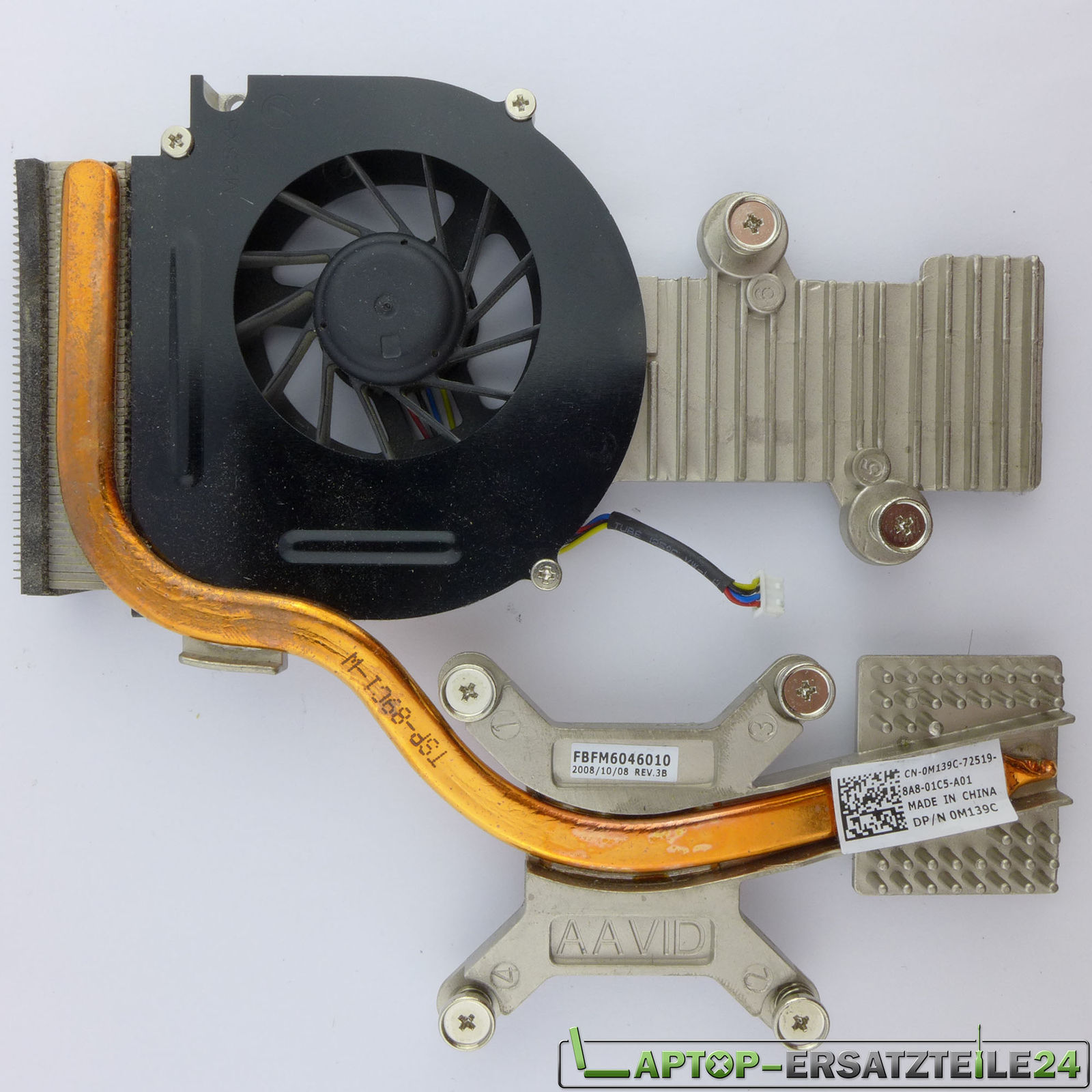 ORIGINAL DELL Studio 1537 CPU GPU Kühler inkl. Lüfter 0M139C heatsink fan ✅