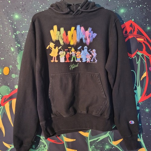 Sesame Street Naturel Colab CHAMPION Reverse Weave Hoodie